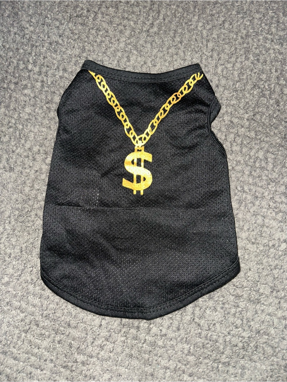 You Er Le Dog Money/Bling Shirt Size Small